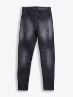 VALMINT CHARCOAL GREY FADED JEANS