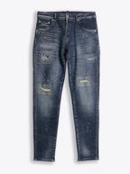 VALMINT VINTAGE BLUE PAINT DISTRESSED JEANS
