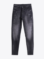 VALMINT CHARCOAL GREY FADED JEANS