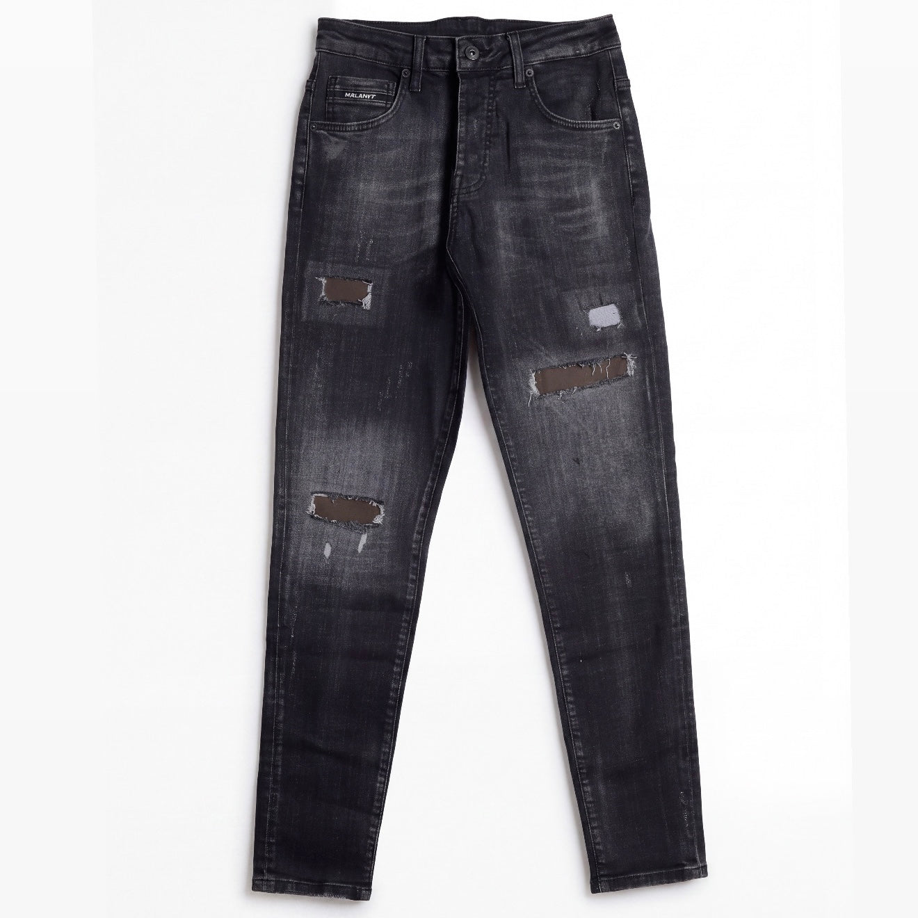 VALMINT BLACK RIPPED JEANS