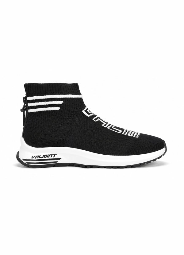 VALMINT BLACK KNIT HIGH RUNNE
