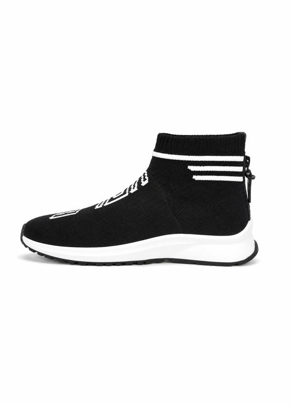 VALMINT BLACK KNIT HIGH RUNNE